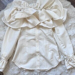 Ruffled Off Shoulder Tops